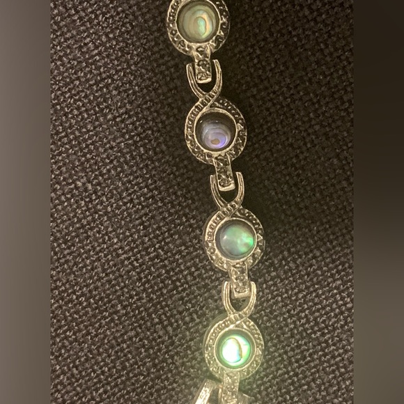 VINTAGE FABERGE LADIES AURORA BOLES MARCASITE WATCH - Picture 5 of 7